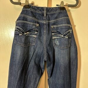 White House Black Market Dark Blue Boot Cut Jeans